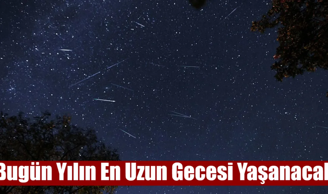 21 Aralık itibarıyla Kuzey Yarımküre’de kış gündönümü yaşanacak. Bugün gece
