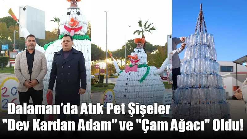 Dalaman Belediyesi, yılbaşı öncesi çevre bilincini artırmak amacıyla tamamı geri