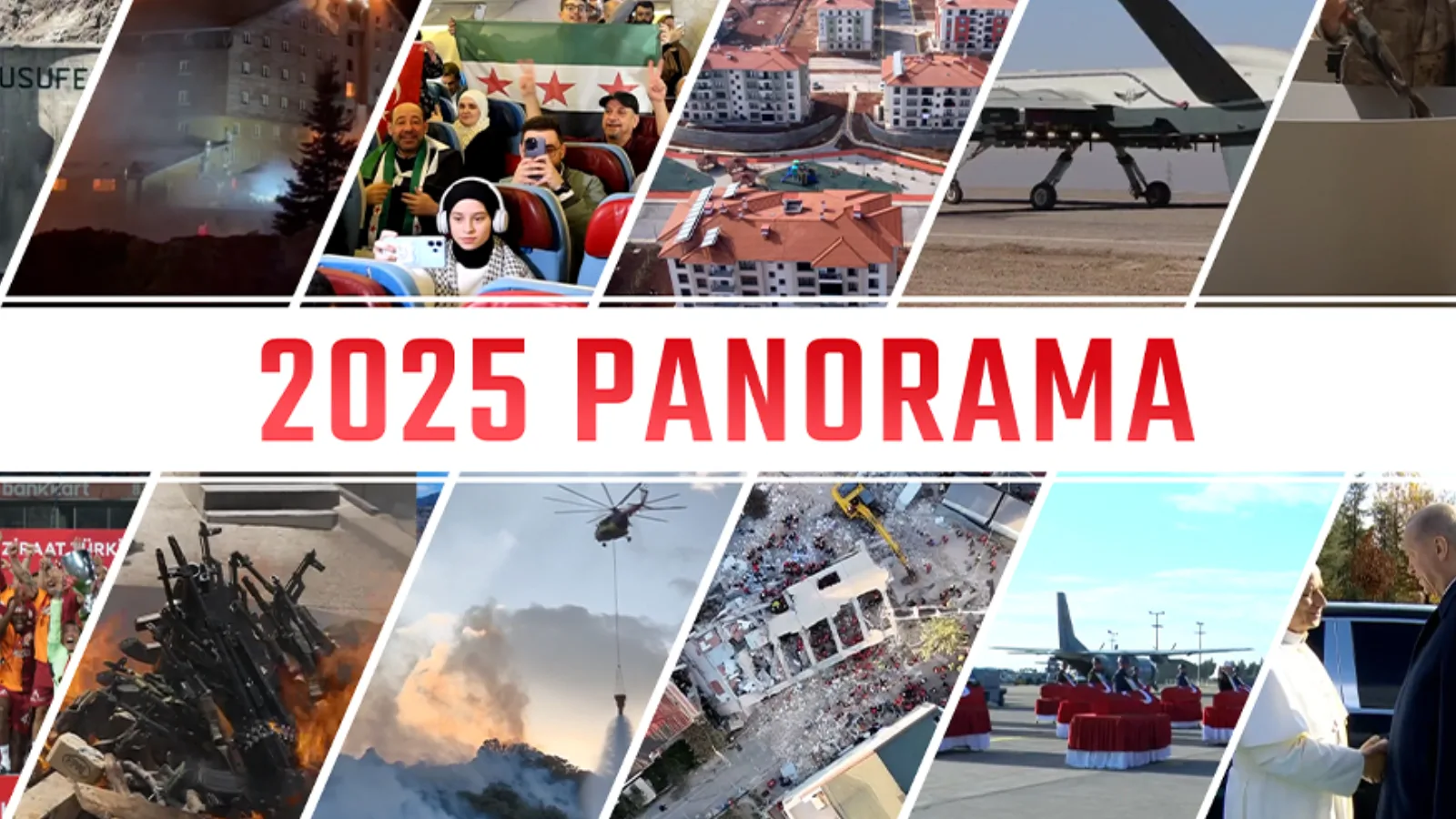 2025 yılında Türkiye gündemine damgasını vuran olaylar İHA objektiflerine böyle