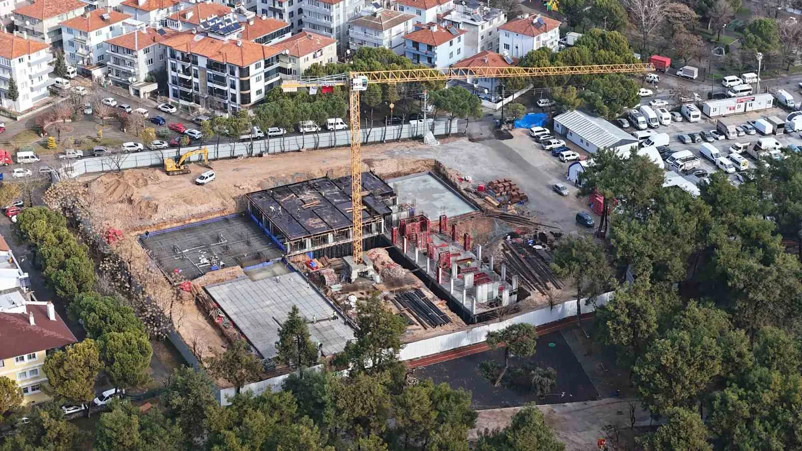 Muğla Büyükşehir Belediyesi tarafından depreme dayanıksız olduğu için yıkılan ve