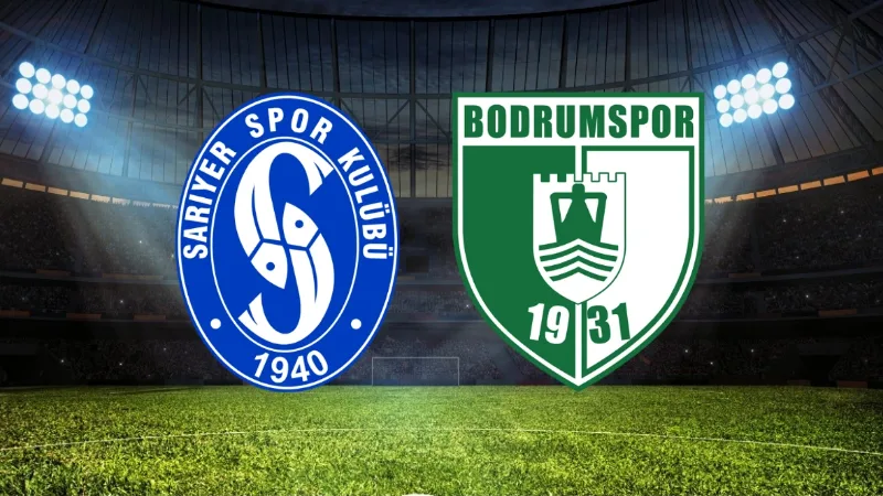 Trendyol 1. Lig’in 19. haftasında Bodrum FK, deplasmanda karşılaştığı Sarıyer’e