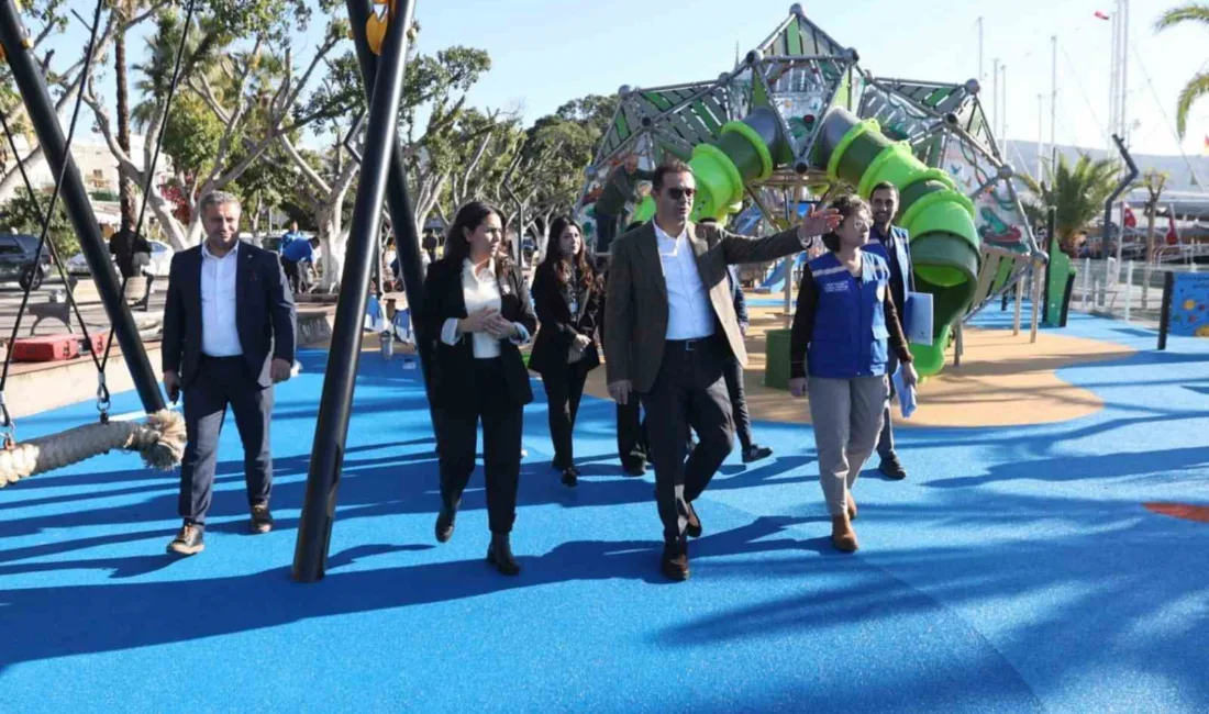 Muğla Büyükşehir Belediyesi, Bodrum Limanı'nda engelsiz ve modern bir oyun
