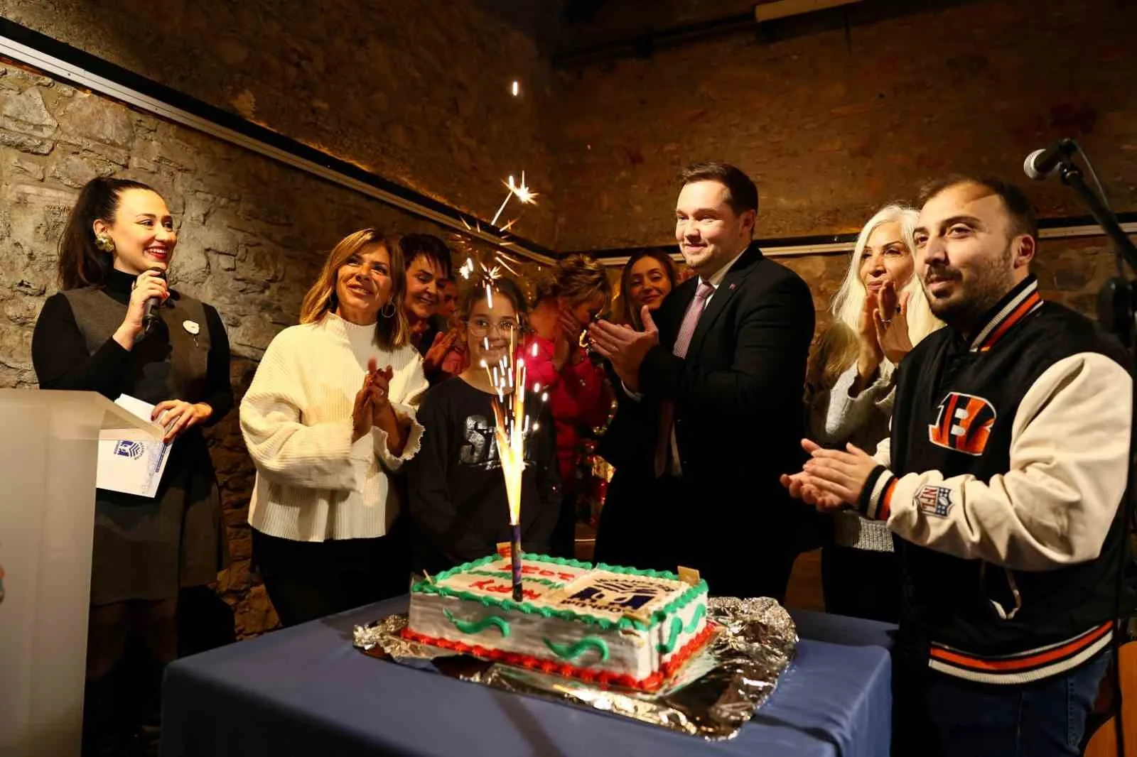 Bodrum'da, Bodrum Belediyesi'nin düzenlediği geleneksel yılbaşı kokteyli Hakan Aykan Kültür