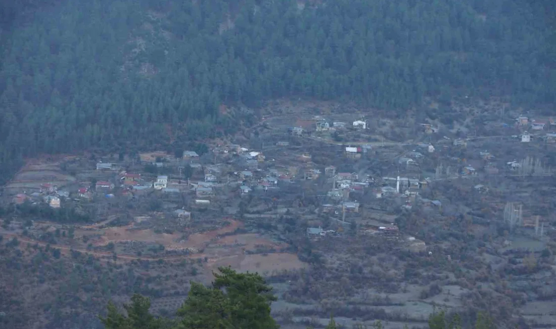 Karaman’ın Sarıveliler ilçesine bağlı Daran köyü, çevresini saran yüksek dağlar