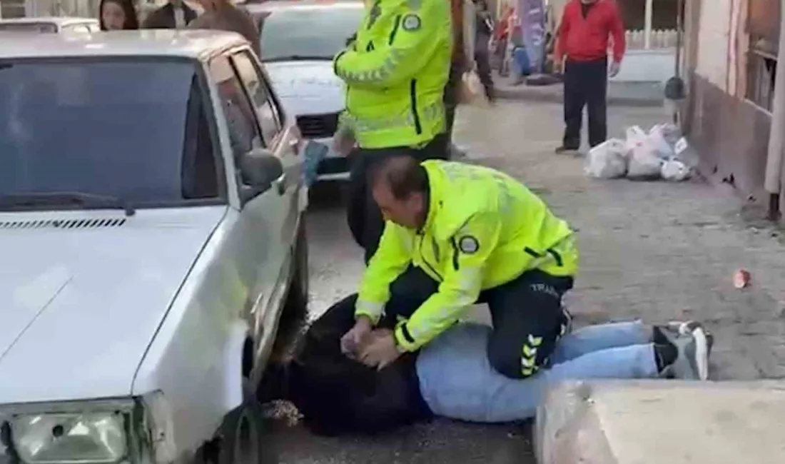 Kırıkkale’de drift atarak polisin "dur" ihtarına uymayan ehliyetsiz genç sürücü,