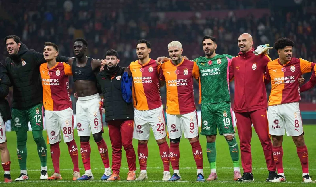Galatasaray, Trendyol Süper Lig’in ilk yarısını 42 puanla lider olarak