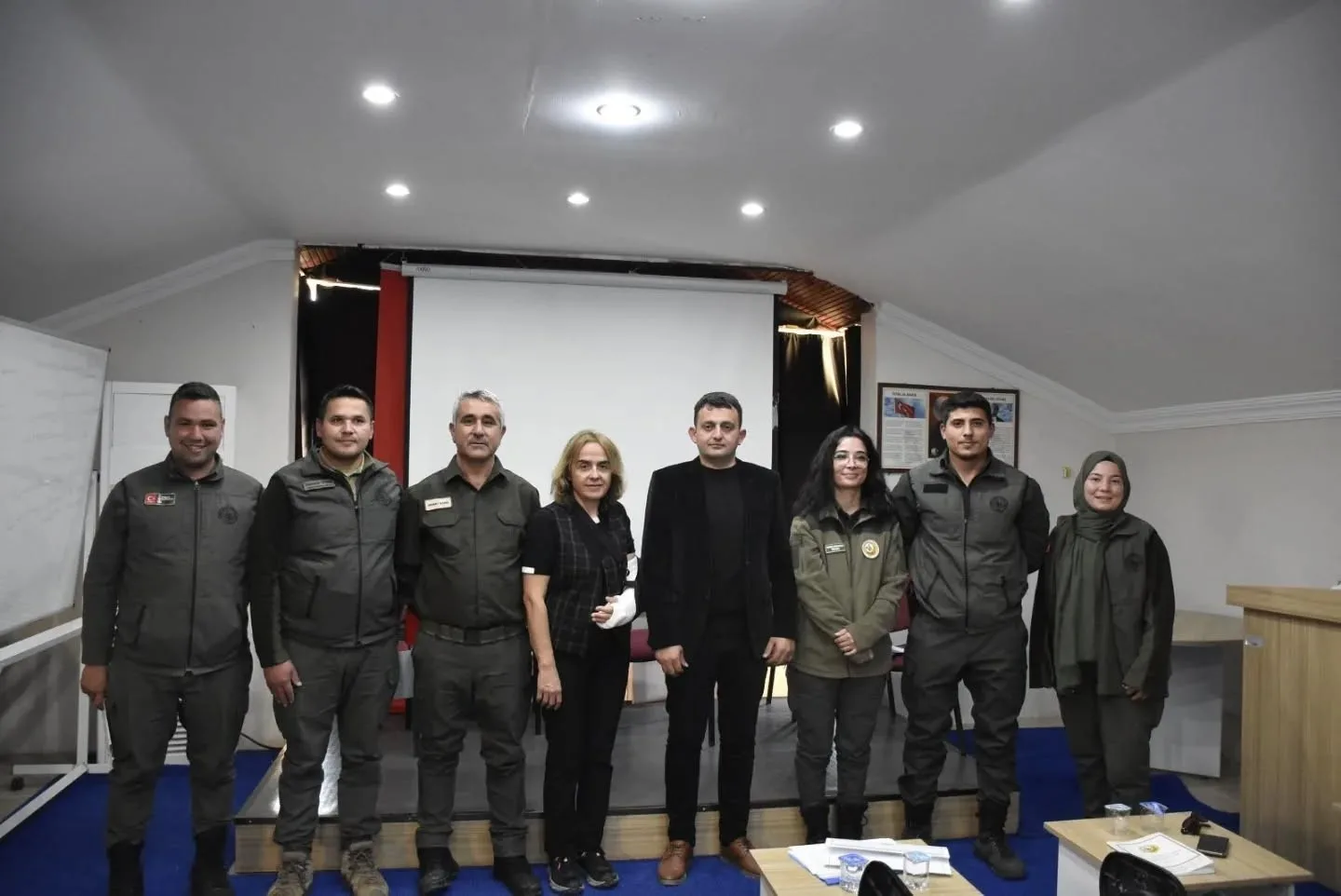 Köyceğiz Meslek Yüksekokulu’nda düzenlenen "Bir Ormancının Günlüğü" etkinliğinde, tecrübeli orman