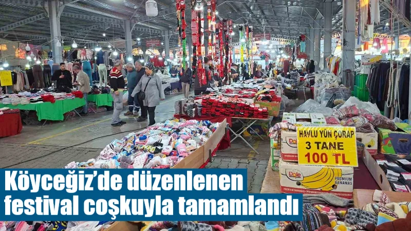 Muğla'nın Köyceğiz ilçesinde beş gün süren festival, Gökçe'nin konseriyle coşkuyla