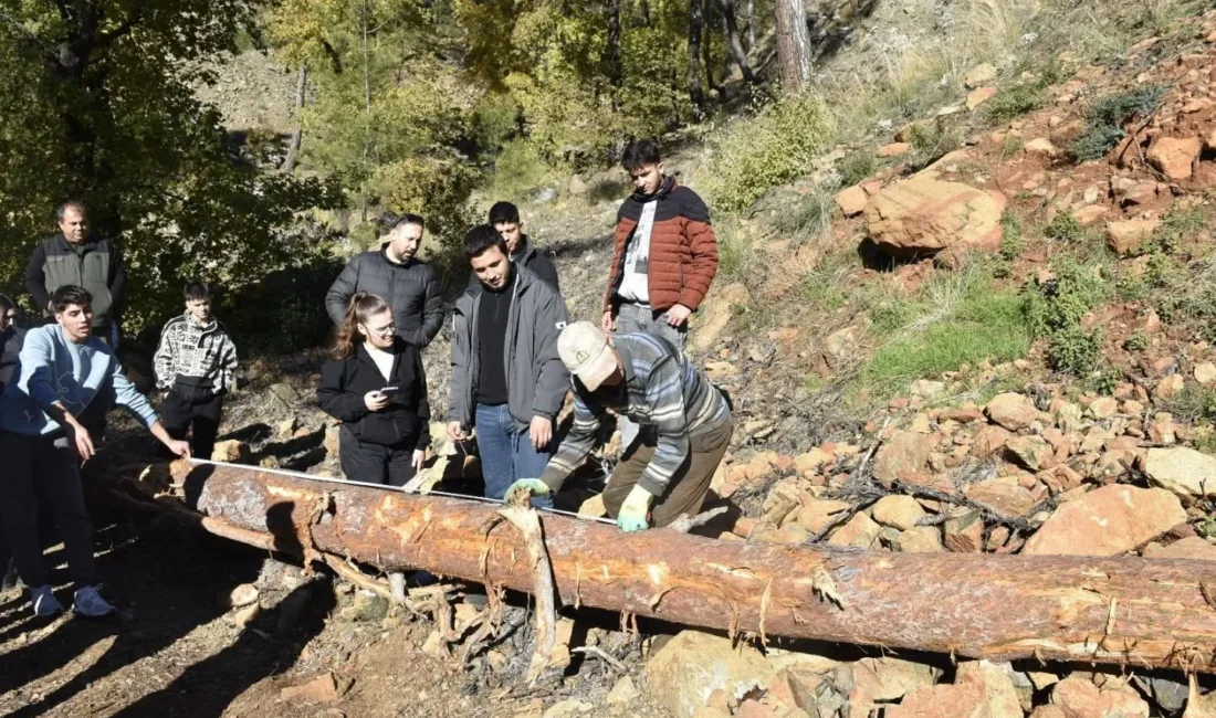 Köyceğiz Meslek Yüksekokulu Ormancılık Programı öğrencileri, teorik bilgilerini pekiştirmek amacıyla