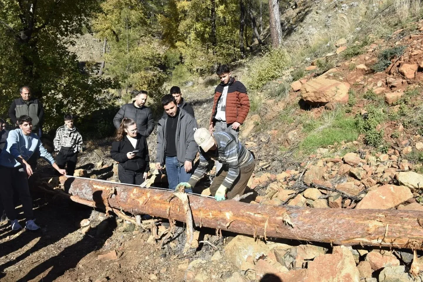 Köyceğiz Meslek Yüksekokulu Ormancılık Programı öğrencileri, teorik bilgilerini pekiştirmek amacıyla