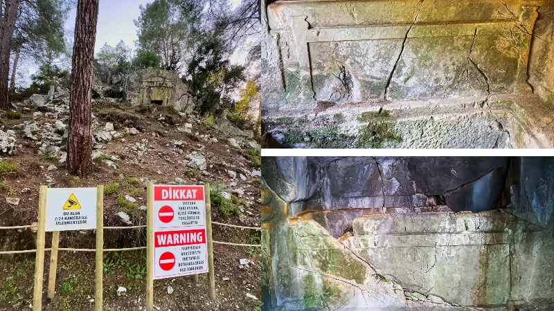 Marmaris Yeşilbelde'de bulunan ve Dor düzenindeki mimarisiyle öne çıkan 2