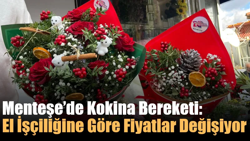 Muğla’nın Menteşe ilçesinde yılbaşı geleneği kokina çiçeğinin satışları devam ediyor.