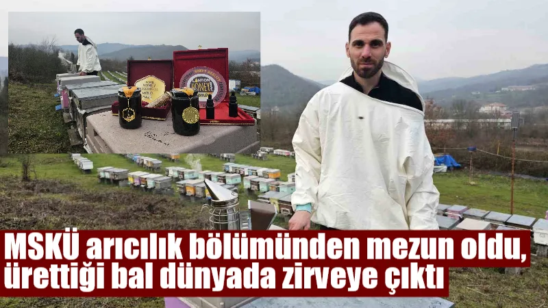 Muğla Sıtkı Koçman Üniversitesi Arıcılık Bölümü mezunu Muhammet Akosman’ın akademik