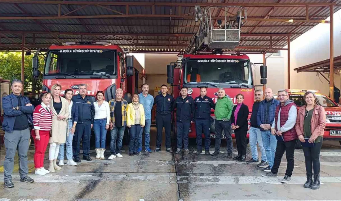 Muğla Büyükşehir Belediyesi, vatandaşları gönüllü itfaiyeci olarak eğiterek afet müdahale