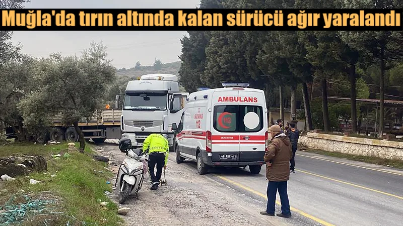 Muğla’nın Yatağan ilçesinde, aracının altından gelen sesi kontrol etmek isterken