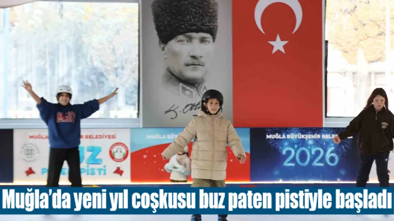 Muğla Büyükşehir Belediyesi, Menteşe Kent Meydanı’na kurduğu ve 2 Ocak