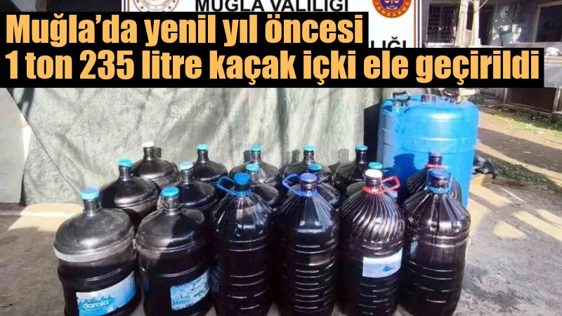 Muğla İl Jandarma Komutanlığı ekiplerinin yılbaşı öncesi 384 personelle düzenlediği