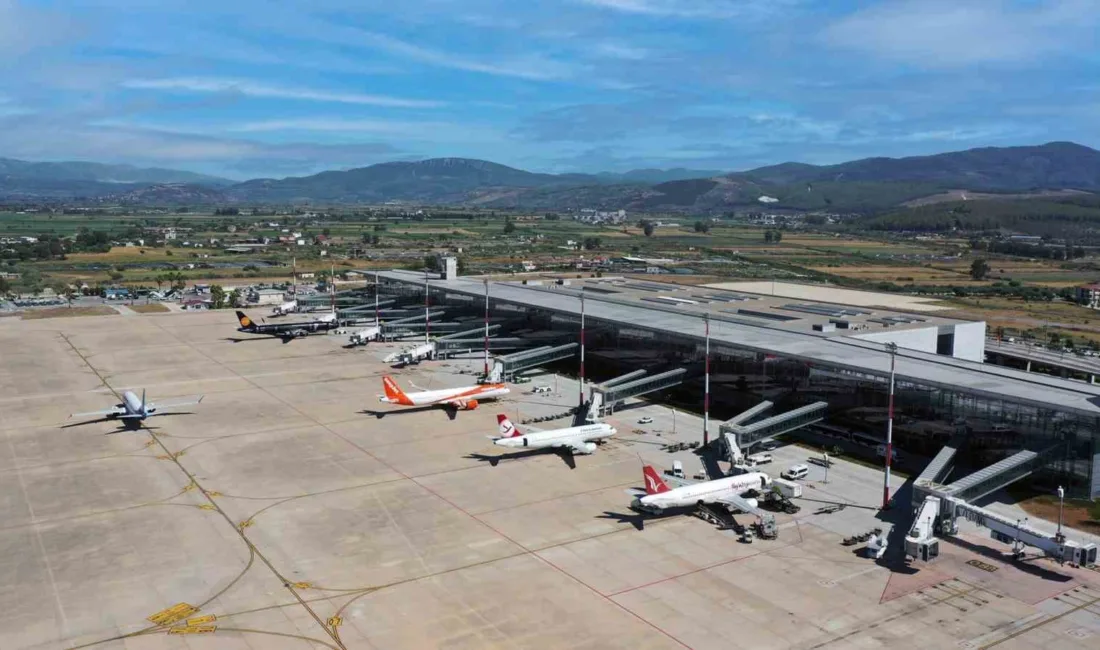 Muğla’daki Dalaman ve Milas-Bodrum havalimanları, 2025 yılının ilk 11 ayında
