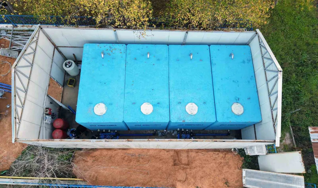 MUSKİ Genel Müdürlüğü, Ortaca'nın Akıncı Mahallesi'nde 100 ton kapasiteli yeni