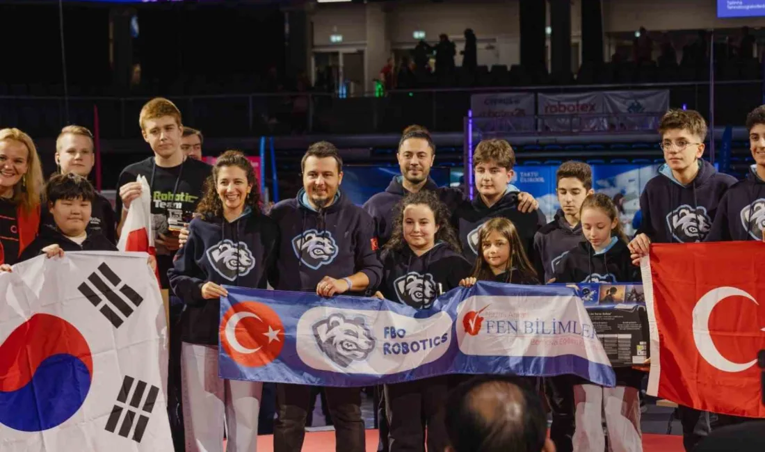 Estonya’da düzenlenen dünyanın en prestijli robotik organizasyonlarından Robotex International’a katılan