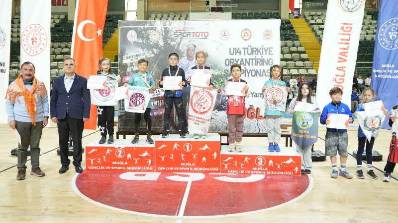 Ula Akyaka ve Muğla Menteşe’de düzenlenen U14 Türkiye Oryantiring Şampiyonası,