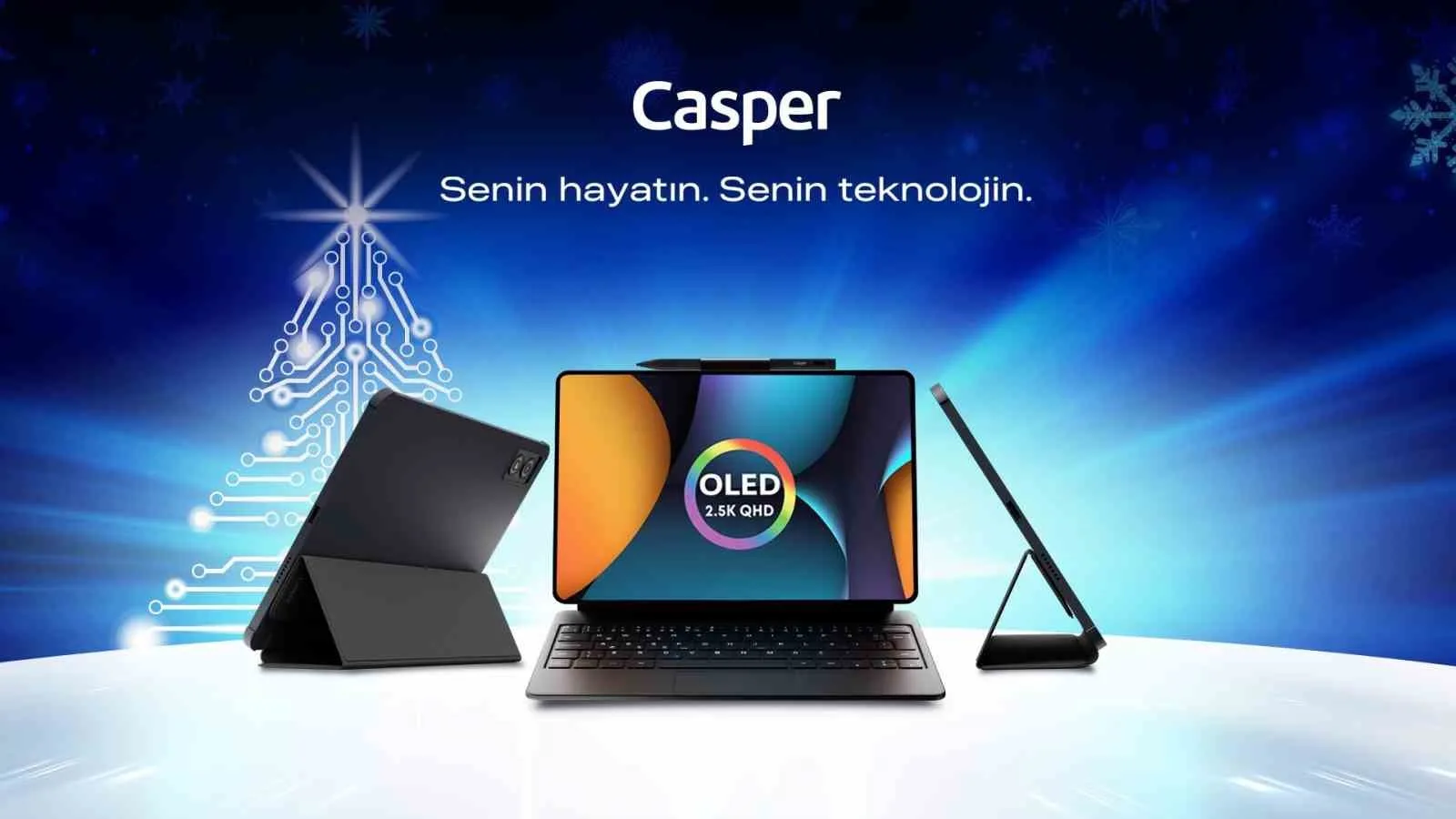 Casper, yeni Casper PAD markasıyla OLED ekranlı tabletlerini tanıtarak teknoloji
