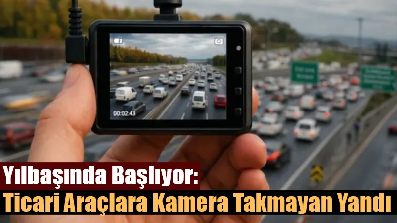 Karayolları Trafik Yönetmeliği kapsamında ticari araçlara yönelik kamera zorunluluğunda geri