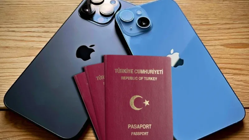 Yurt dışından getirilen telefonların pasaport kayıt harcının 2026'da 57 bin