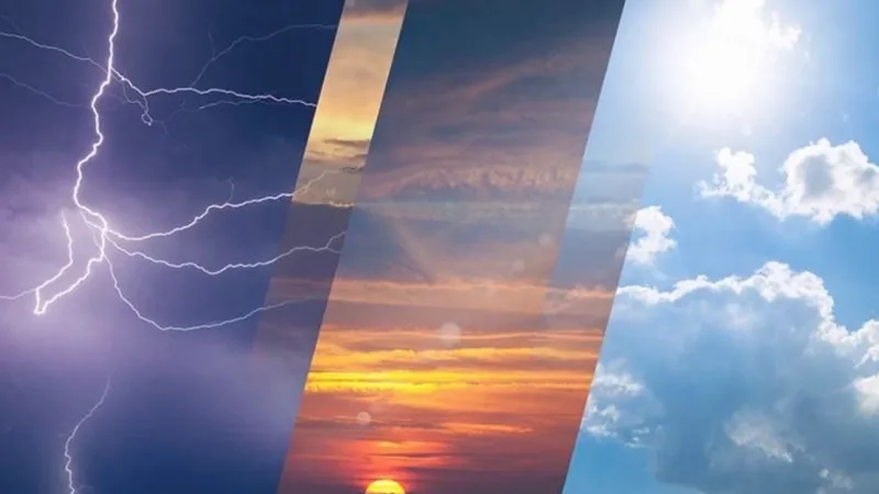 Türkiye genelinde parçalı ve çok bulutlu bir hava hakimken, doğu