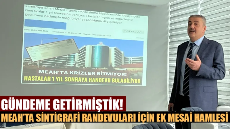 Tek gama kamera ile hizmet verilen Muğla Eğitim ve Araştırma