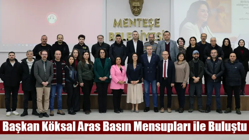 Menteşe Belediye Başkanı Gonca Köksal Aras, 10 Ocak Çalışan Gazeteciler