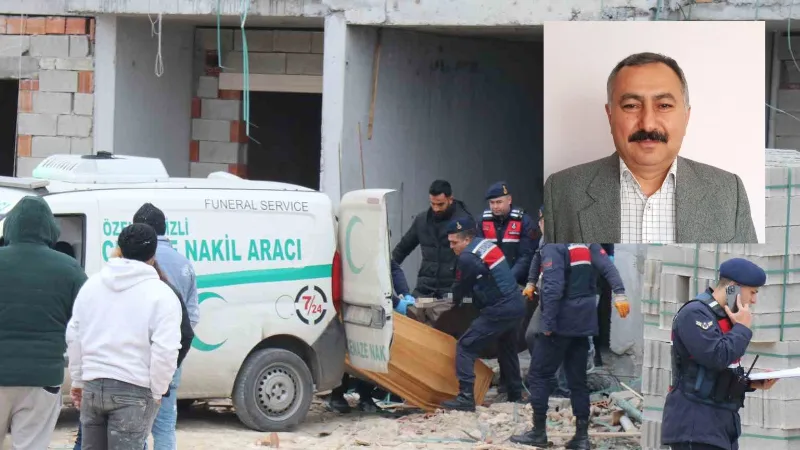 Denizli'nin Honaz ilçesinde inşaat işçisi Metin Koçyiğit (53), 5. katından