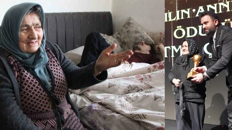 Amasya'da 62 yaşındaki Fatma Çoban, zihinsel engelli üç oğluna yıllardır