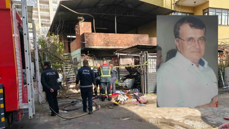 Aydın'ın Efeler ilçesinde 63 yaşındaki Mesut Moralı, psikolojik sorunları nedeniyle