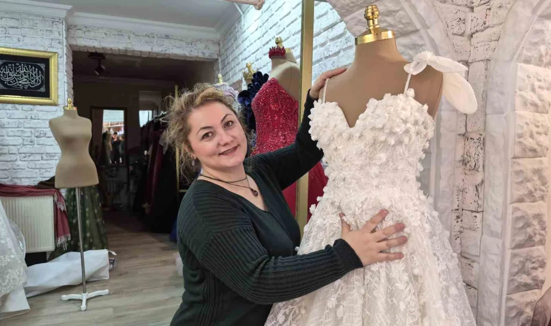 Kış aylarında durgunluk yaşayan gelinlik sektörü, yaz sezonu hazırlıklarına hızla