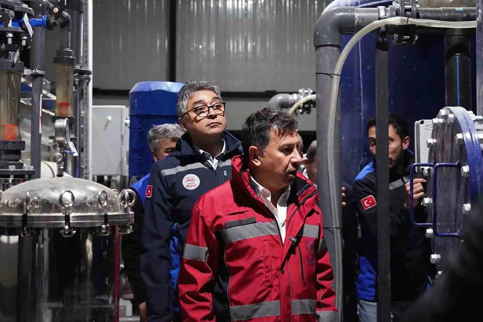 Muğla'nın Milas ilçesinde tuzlu su karışımını önlemek amacıyla inşa edilen