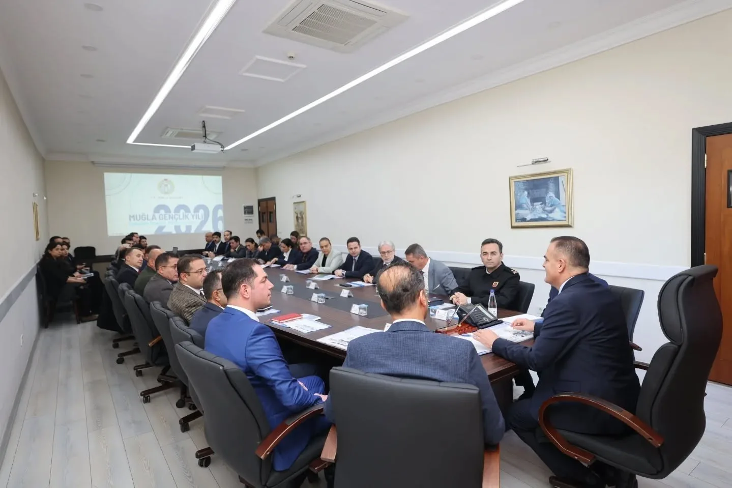 Muğla Valisi Dr. İdris Akbıyık başkanlığında düzenlenen toplantıda 2026 yılı