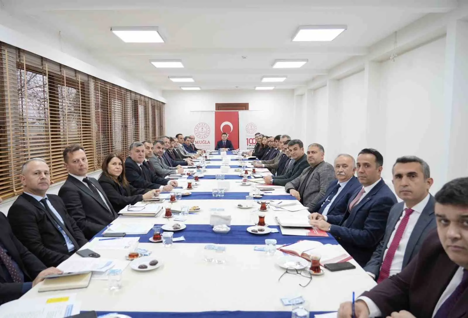 Muğla İl Millî Eğitim Müdürü Emre Çay başkanlığında toplanan ilçe