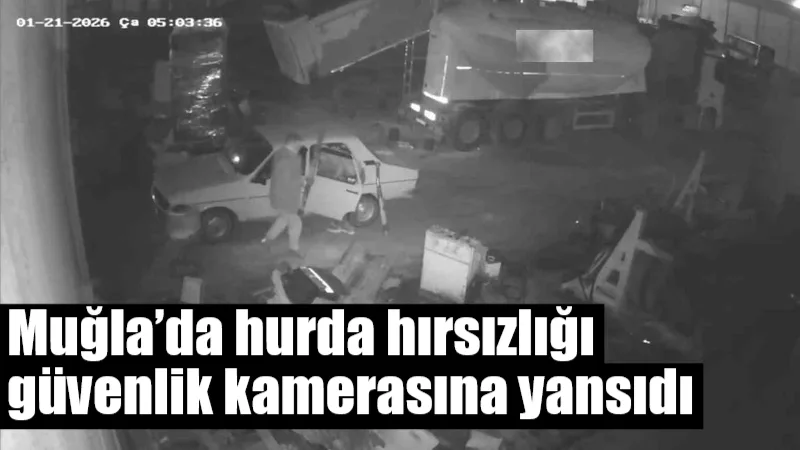 Muğla’da Ercan Arslan’a ait Arslan Oto Makas iş yerinde, sabah