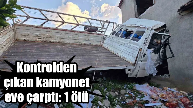 Muğla'nın Seydikemer ilçesinde Arda Ö. (19) yönetimindeki kamyonet, direksiyon hakimiyetini