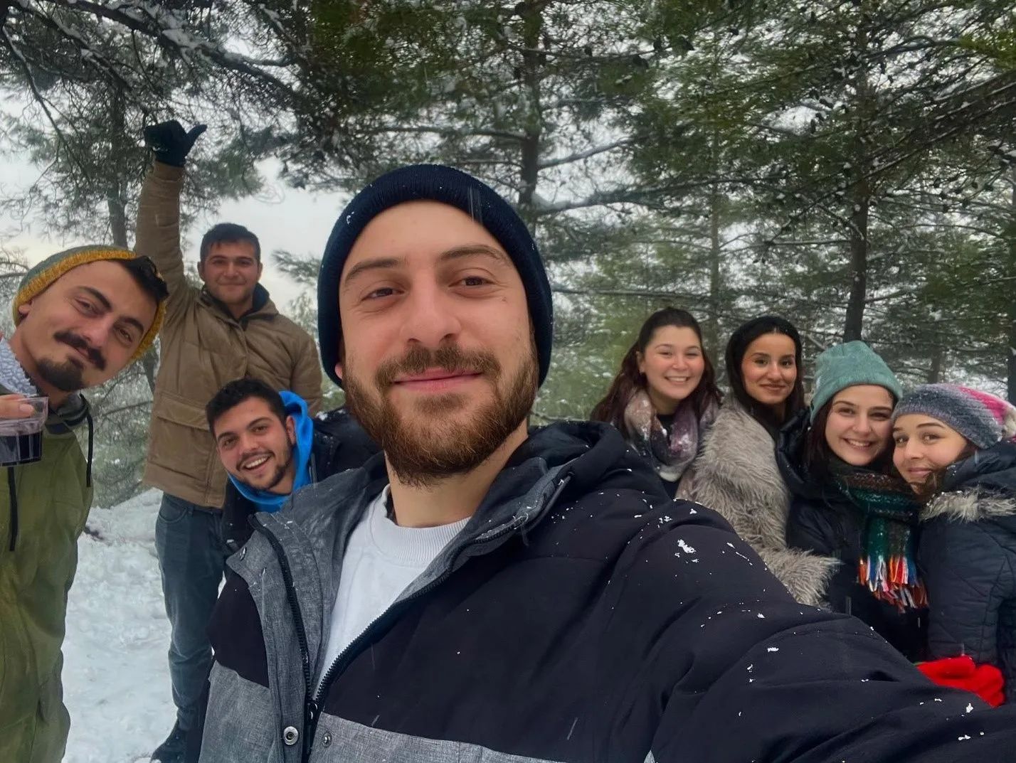 Muğla’da kar yağışını fırsat bilen vatandaşlar, Yılanlı Dağı mevkisinde kar