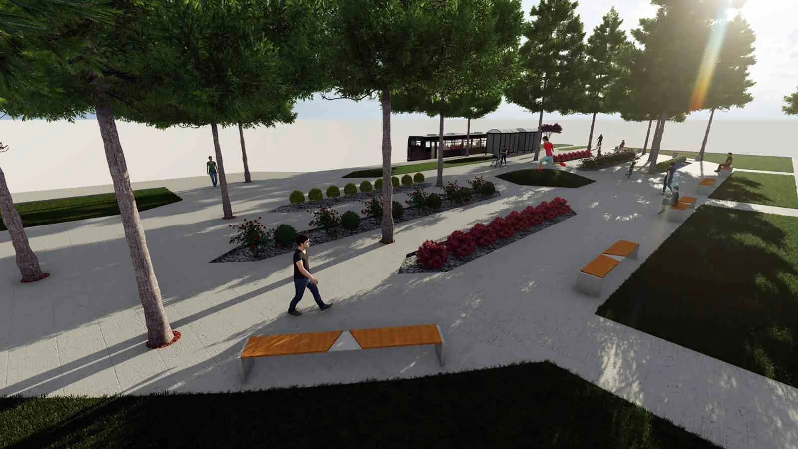 Muğla Büyükşehir Belediyesi, Menteşe ilçesindeki Muğlaspor Parkı’nı yaklaşık 2 bin