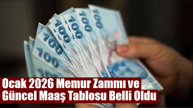 Aralık ayı enflasyon verilerinin netleşmesiyle memur ve memur emeklileri için