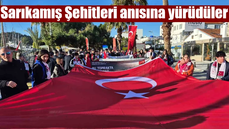 Bodrum’da Sarıkamış Harekatı’nın 111’inci yılı anısına düzenlenen "Bu Toprakta İzin