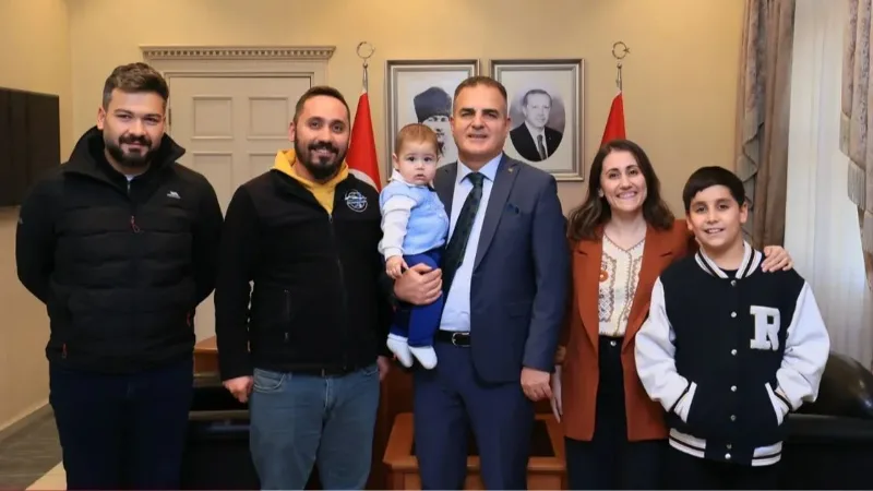 Şehit Jandarma Çavuş Ali Çetin’in yeğenleri Fuat Çetin, Funda Kocababoğlu