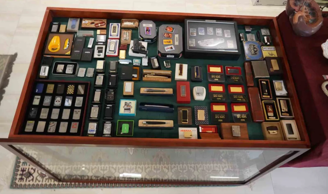 Kocaeli'de 49 yaşındaki Ali Öztürk, çocukluk merakını profesyonel koleksiyonculuğa dönüştürerek,