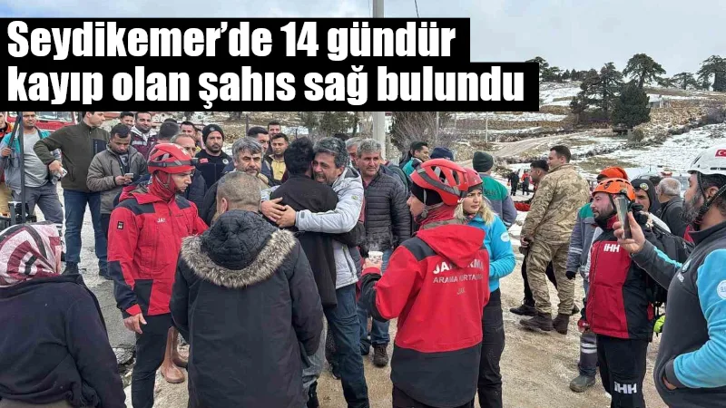 Muğla'nın Seydikemer ilçesinde 10 Ocak'ta kaybolan 43 yaşındaki Şakir Şunka,