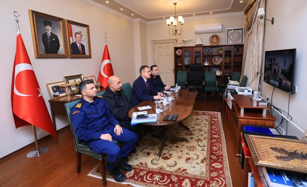 Muğla Valisi Dr. İdris Akbıyık, İçişleri Bakanı Ali Yerlikaya'nın başkanlığında