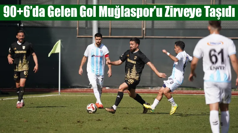 TFF 2. Lig Beyaz Grup’ta şampiyonluk mücadelesi veren Muğlaspor, Erbaaspor
