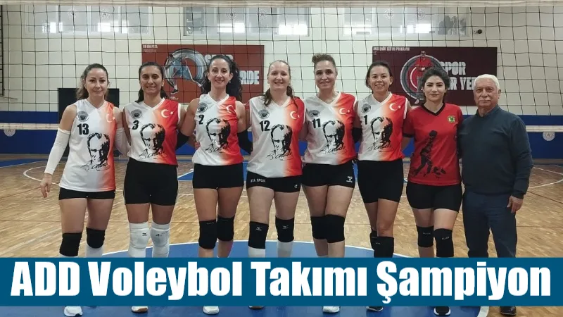 Atatürkçü Düşünce Derneği Muğla Şubesi Kadın Voleybol Takımı şampiyon oldu.